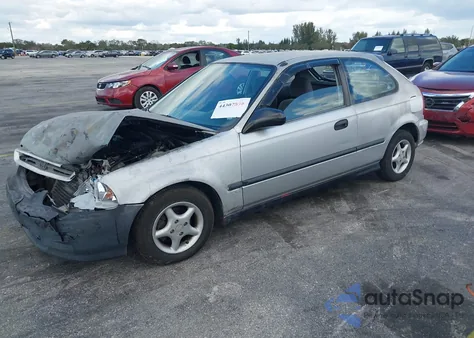 1998 Honda Civic Cx from USA, damaged, VIN 2HGEJ6428WH104789